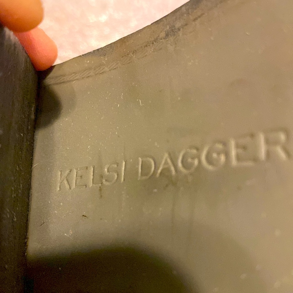 Kelsi Dagger Black Ankle Boots - Picture 6 of 9